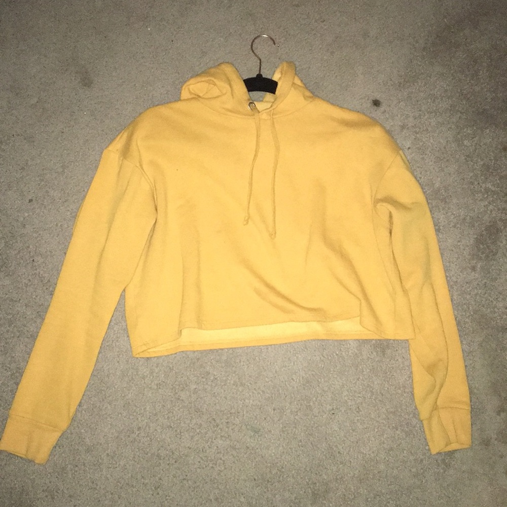 Cute Cropped hooded sweater!